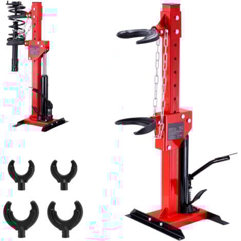 Mophorn Compresor Hidráulico de Resortes 4.5 Ton, Herramienta para Resortes Helicoidales, Capacidad 9920 LBS, Fuerza de Compresión 1 Ton