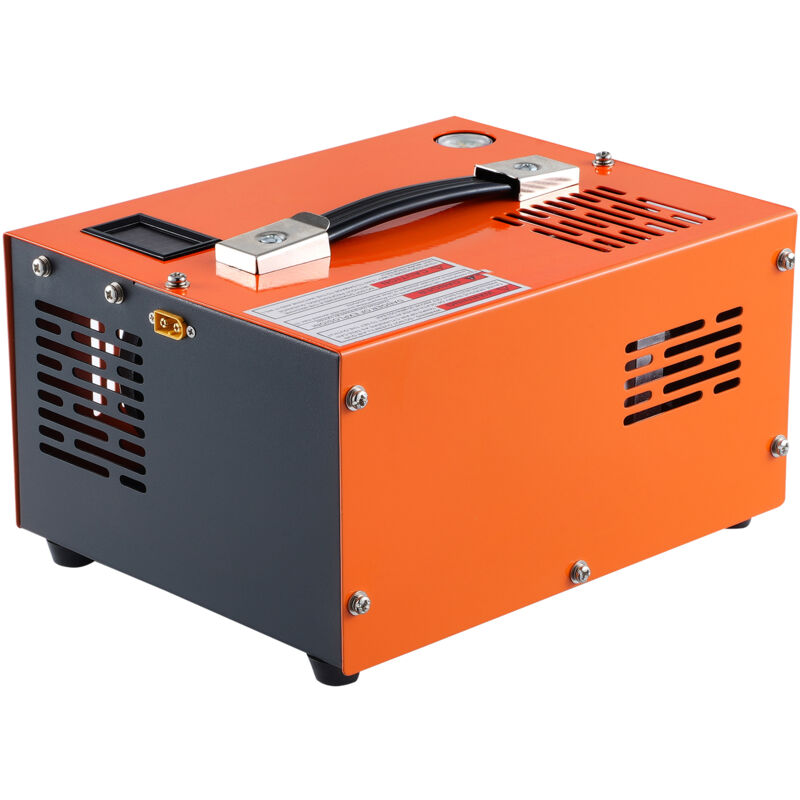 Compresseur d'air pcp - Unité portable 4500PSI/30Mpa avec convertisseur externe. Compatible DC12V et AC230V. Sans huile ni eau. Arrêt manuel pour