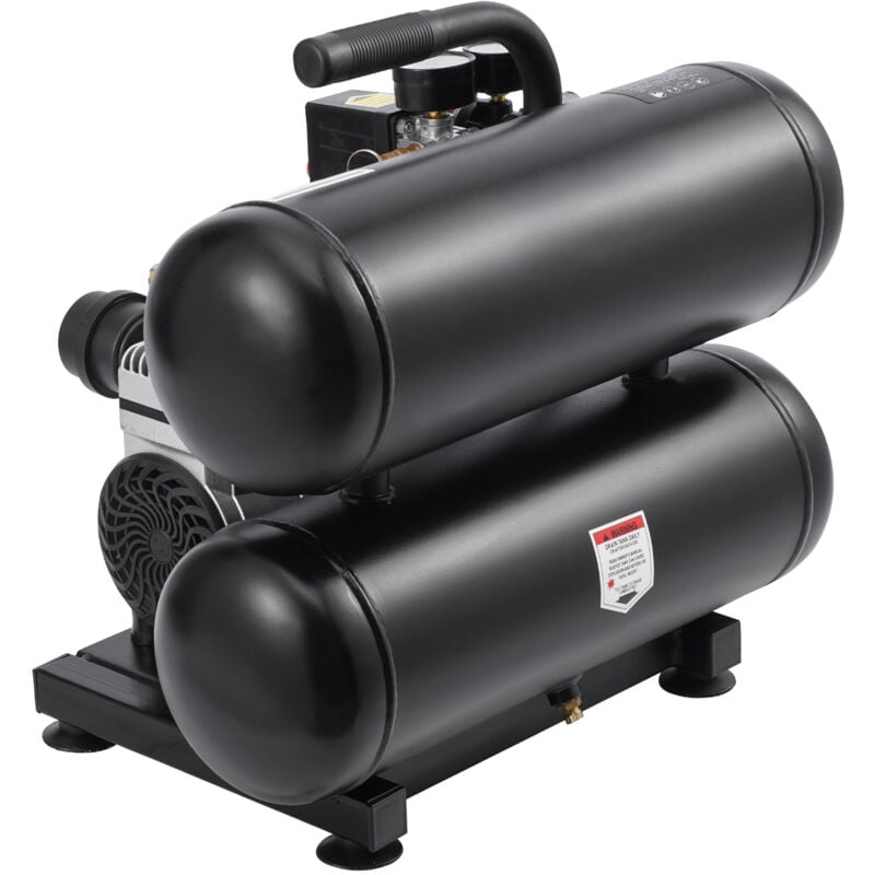 Mophorn - Compresseur d'Air, Réservoir en Acier de 4,6 Gallons, Compresseur d'Air Sans Huile 1HP 2,0 cfm à 90 psi et Pression Maximale de 120 psi,