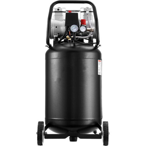 Mophorn Compressore d'Aria Portatile da 50 Litri con Potenza di 1,5 KW, Pressione Massima di 8 Bar, Serbatoio Senza Olio su Ruote, Ideale per Riparazioni Auto e Gonfiaggio Pneumatici