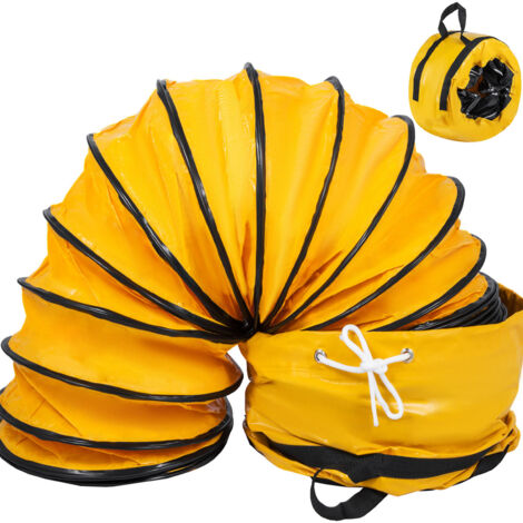 Mophorn Conducto Flexible de PVC Longitud 7,6M/Diámetro 30,48CM Manguera de Conducto Flexible de PVC Conducto de Ventilación Conductos de Aire de PVC Tubo de Manguera de Ventilación