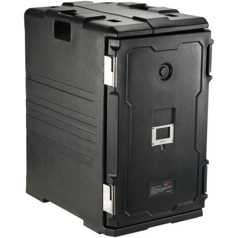Mophorn Contenitore per alimenti isolato, contenitore caldo da 109 Qt per catering, contenitore per alimenti in LLDPE con doppie fibbie, scaldavivande a caricamento frontale con maniglie