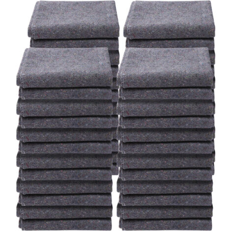 Mophorn Coperte per traslochi 72“ x 54” 21 lbs/dz Peso 24 confezioni Coperta da imballaggio professionale in cotone riciclato Grandi coperte da trasloco per spedizioni pesanti Perfette per proteggere