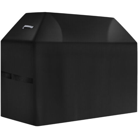 Mophorn Copertura per Barbecue all'Aperto, Impermeabile e Resistente alle Intemperie, Realizzata in Poliestere 600D Robusto, Facile da Utilizzare, con Cinghie Regolabili, 132 cm Nero