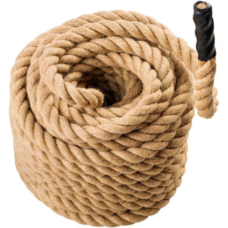 Corde d'escalade de gym, corde d'entraînement de fitness, corde d'exercice, 2,5 cm de diamètre, 30,5 m de longueur. Idéal pour l'entraînement de