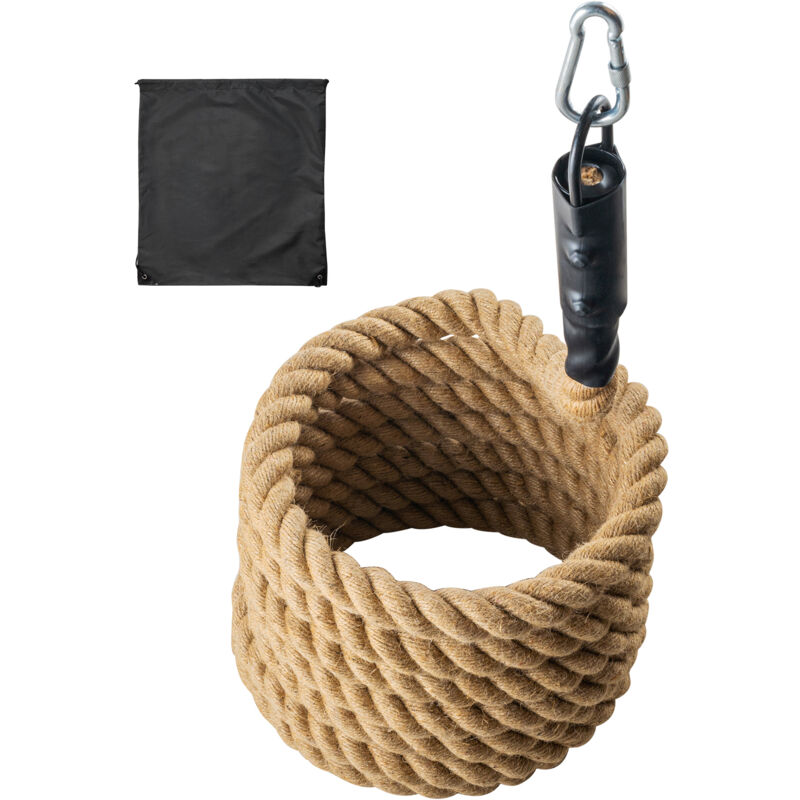 Mophorn - Corde d'escalade de gymnastique, corde d'entraînement de fitness, corde d'entraînement d'exercice, 1,5' de diamètre et 25 pieds de