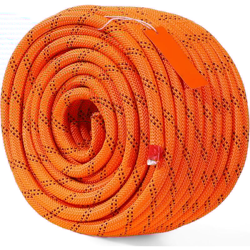 Corde en polyester doublement tressée 1/2' x 120 pi, 8000 lb, polyvalente pour l'extérieur - Mophorn
