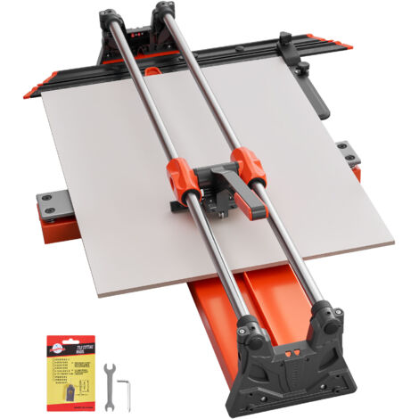 Mophorn Cortadora de Azulejos Manual 1000 mm con Cabezal Deslizante Actualizado, Base con Resorte, Guía de Precisión, Cortes Rectos y Diagonales, Ruedas de Corte de 8 y 22 mm para Baldosas y Paredes