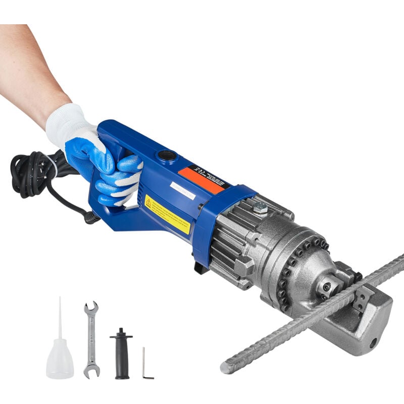 Mophorn - Coupe-barres hydraulique électrique 1000 w, coupe-barres d'armature en acier portable, coupe jusqu'à 16 mm (5/8') 5 en 2 secondes, haute