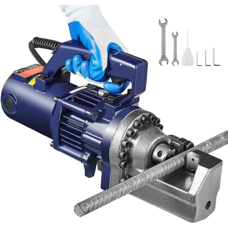 Mophorn - Coupe-barres hydraulique électrique 1350 w, 4-22 mm, portable, acier haute puissance, utilisation dans la construction, 220 v, avec