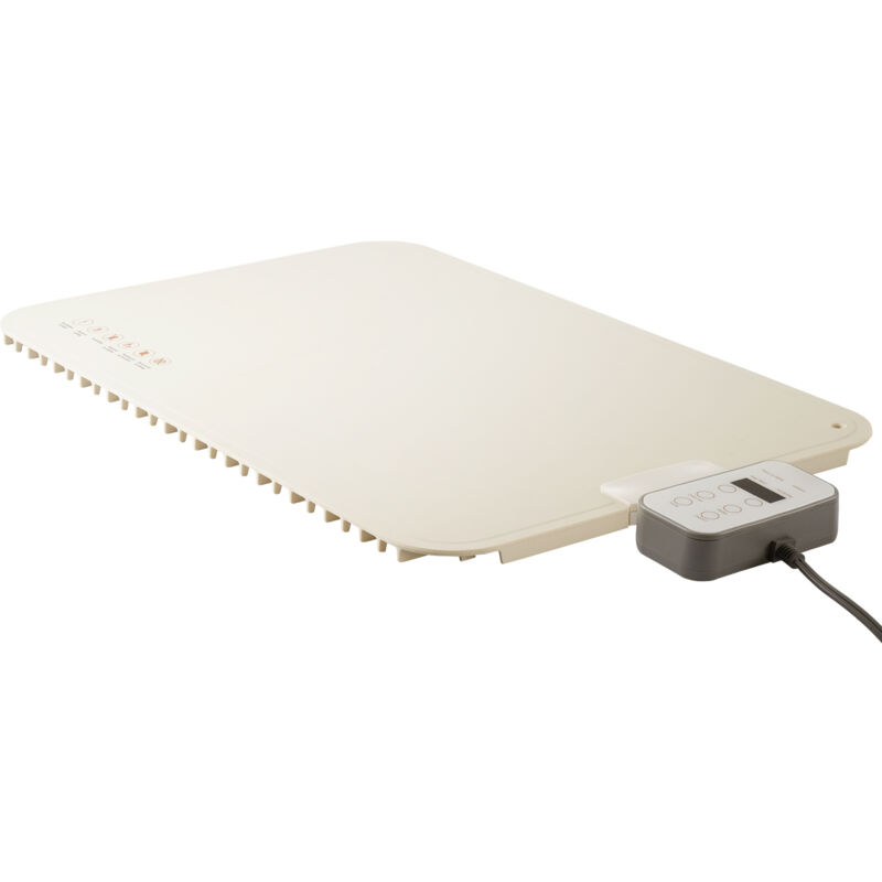 Coussin chauffant électrique pour buffet, chauffe-plats portable en silicone enroulable avec 4 options de température réglables, arrêt automatique et