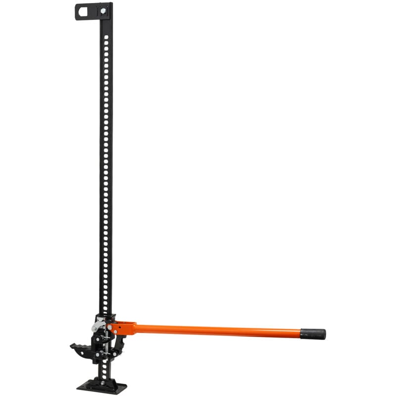 Cric agricole à levage élevé , 60 po, capacité de 7 000 lb. à cliquet, robuste. Pour tracteur, camion, vus, élévateur de pare-chocs. Orange - Mophorn