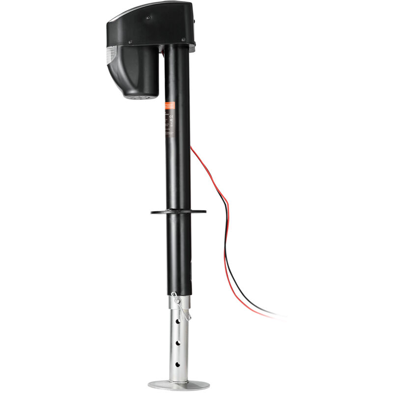 Cric de remorque électrique, capacité de 5 000 lb, cric de remorque électrique robuste pour camping-car avec télécommande, connecteur à 2 voies