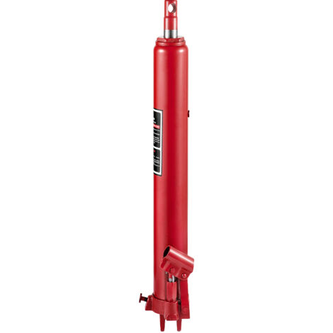 Mophorn – Cric hydraulique long 3 tonnes – Plage de levage 66 à 116 cm – Construction en acier robuste – Base à chape pour grues d'atelier
