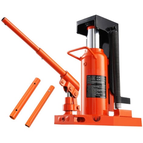 Mophorn Cric Idraulico con Punta 297 x 210 x 315mm Cric per Martinetto Idraulico, Sollevatore 10 Tonnellate sulla Punta, 20 Tonnellate con Capacita di Sollevamento Superiore, per Macchinari, Industria