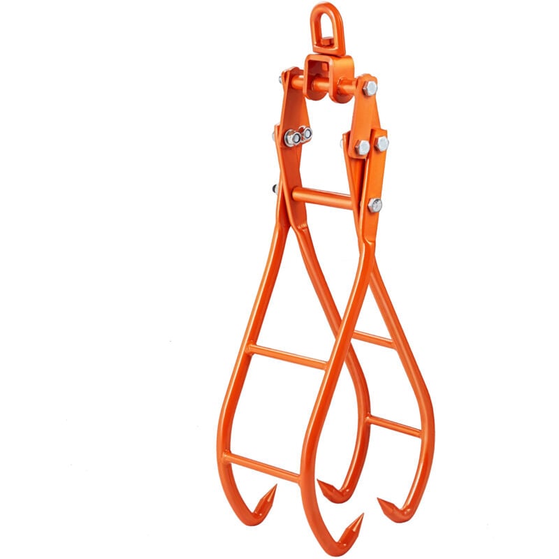 Crochet à griffes pour bois , grappin à grumes à 4 griffes de 36 pouces,en acier, conception Eagle Claw, capacité de 3 307 lb/1 500 kg pour