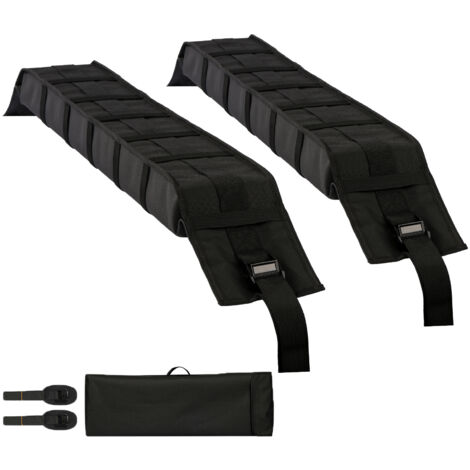 Mophorn Cuscinetti morbidi per portapacchi, 33 pollici Universal Car Roof Rack Pad, capacità di carico di 176 libbre per bagagli, kayak, canoa, SUP, snowboard, paddle board