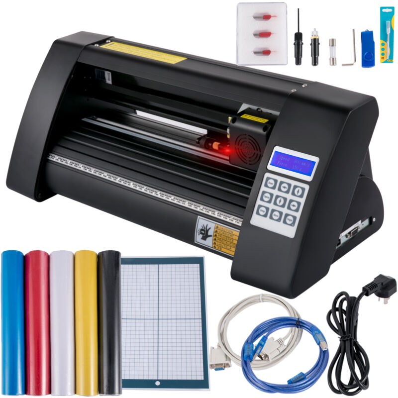 Mophorn - Découpeur de vinyle 375mm Plotter Ecran led Semi-Automatique Optique Oeil Compatible SignMaster Desktop Design