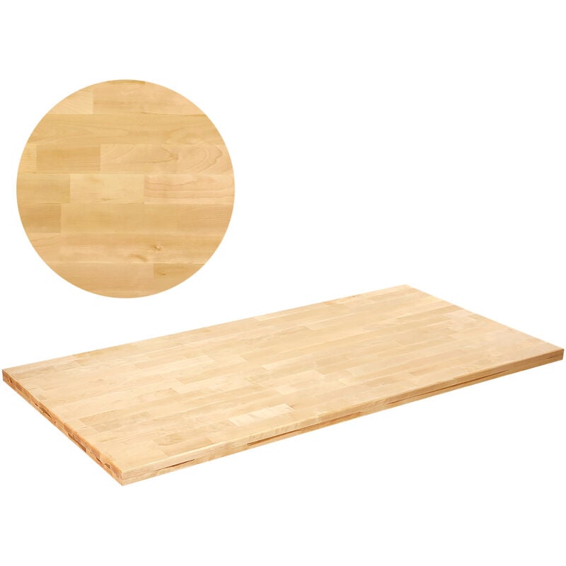 Mophorn - vevor Dessus de table en bois, 29,5' x 23,6' x 1,5', capacite de charge de 330 lb, bureau universel monobloc en bois deerable massif pour