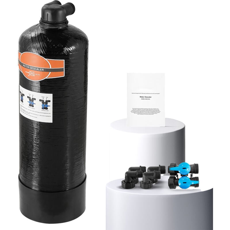 Mophorn - Détartrant sans sel pour toute la maison – Filtre à eau pour eau de ville, capacité de 200 000 litres, compatible avec tuyaux 1' bspt et