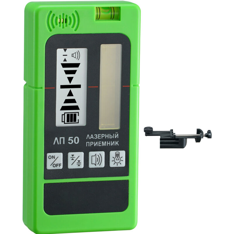 Détecteur récepteur laser, portée de 197 pieds, faisceau vert et rouge, avec pince - Mophorn