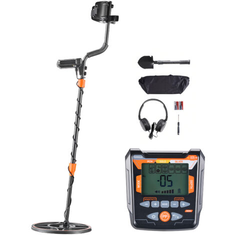 Mophorn Detector de metales para adultos, 12", detector de alta precisión con bobina de búsqueda impermeable IP68,auriculares, 6 modos y longitud ajustable, ideal para detectar oro y buscar tesoros.