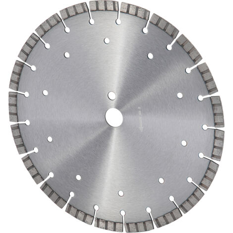 Mophorn Diamond Blade, 12inch/300mm Concrete Saw Blade Wet or Dry, 0.47inch/12mm Wavy Teeth Diamond Segment Blade, Universal 1 inch/25.4 mm Center Hole Diameter, for Concrete Cement Board Tile Brick