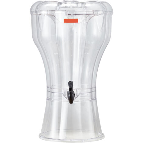 Mophorn Dispensador de Bebidas de 13 L para Eventos, Fabricado en Plástico, con Grifo Antigoteo, Ideal para Agua, Té Helado, Limonada y Zumo,330 x 330 x 540 mm