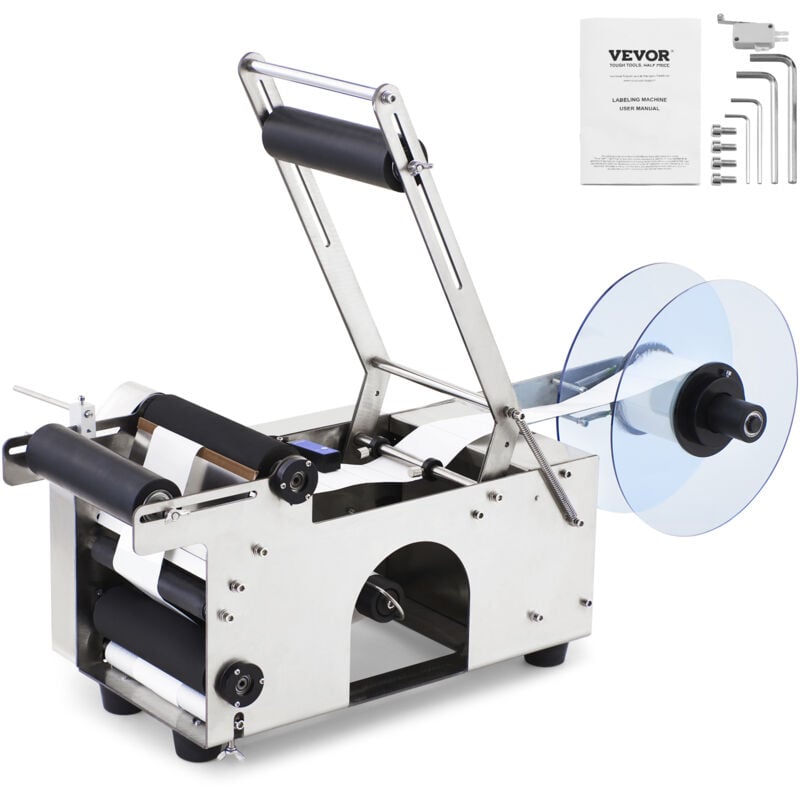Mophorn - Distributeur deEtiquettes Etiqueteuse de Bouteilles Semi-automatique 50 w 50 pcs/min MT-50 Machine a Etiqueter 15-100 mm Machine