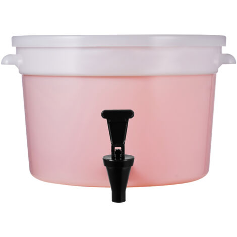 Mophorn Distributore di Bevande Capacita da 11 Litri Distributore di Succo di Plastica con Rubinetto e Coperchio, Distributore di Acqua per Succo di Limonata, Te Freddo, per Ristoranti, Hotel, Feste