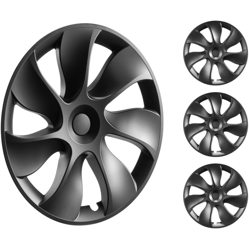 Enjoliveurs de jante de 19 pouces, compatibles avec le modèle y 2021-2023, bouton-pression, ruban de protection et trou de buse de valve, enjoliveur