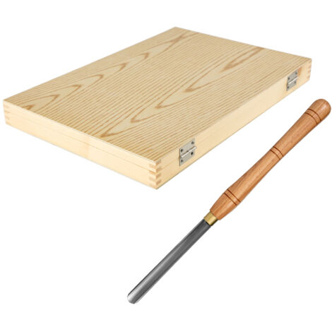 Kit De 8 Gouges Pour Sculpture Sur Bois - Manche En Bois, Lame Acier - Pour Tournage Et Sculpture Débutants