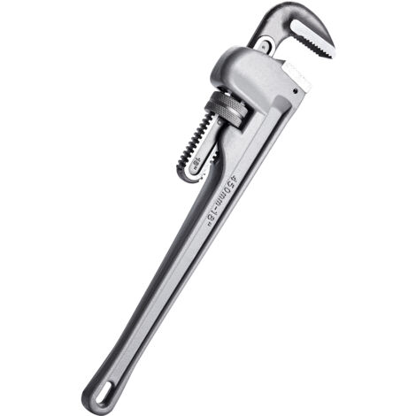 Mophorn Ensemble de clés à pipe Mophorn 3 pièces, 10", 14", 18", en aluminium, réglable pour la plomberie, mâchoire haute résistance, poignée ergonomique, à suspendre, pour conduites d'eau