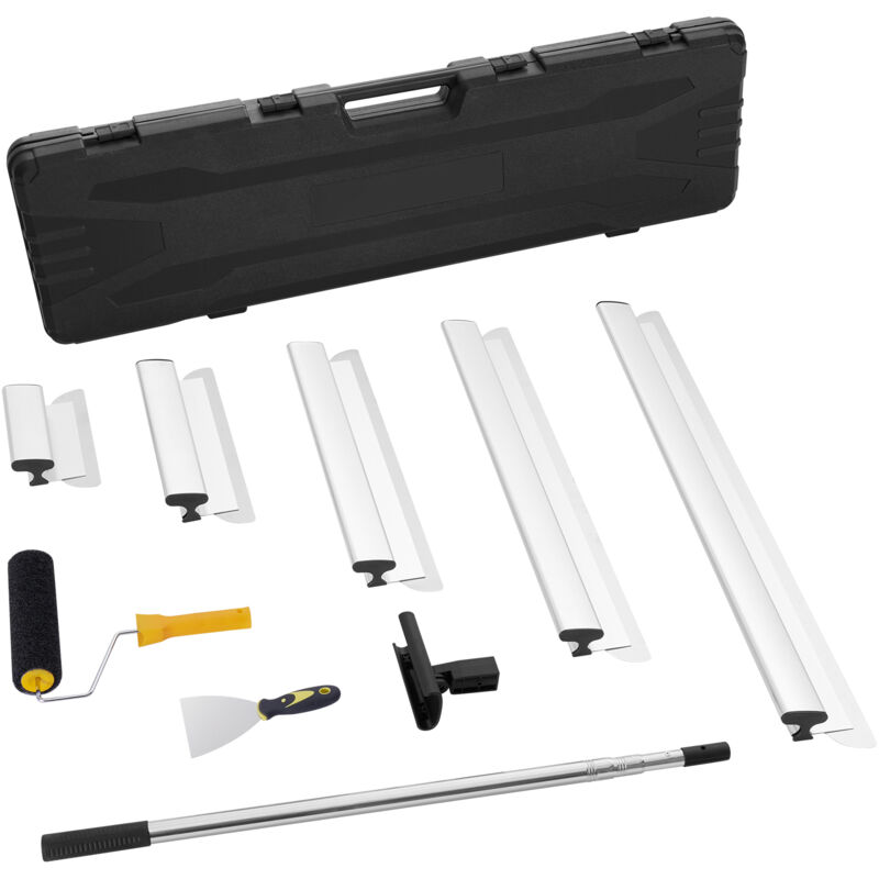Ensemble de lames d'écrémage pour cloisons sèches, lames de 10/16/24/32/40 pouces avec manche extensible de 34 à 81 pouces, couteau en acier