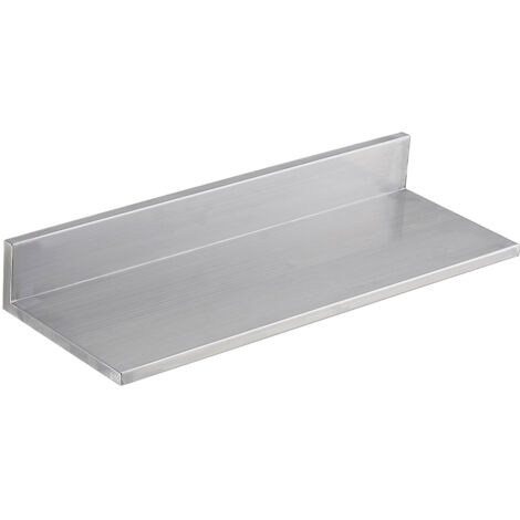 Mophorn Estante de acero inoxidable de 8,6" x 24" de : montado en la pared con protector contra salpicaduras, capacidad de 44 lb, resistente para restaurantes, cocinas, bares, hogares y hoteles