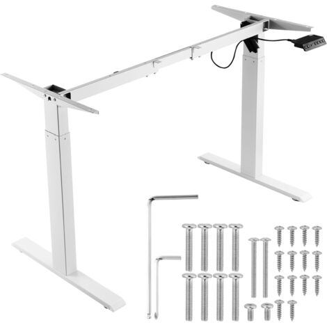 Mophorn Estructura de escritorio de pie, ajustable de 70 a 117 cm de altura y de 95 a 158 cm de longitud. Patas eléctricas para escritorio de ordenador