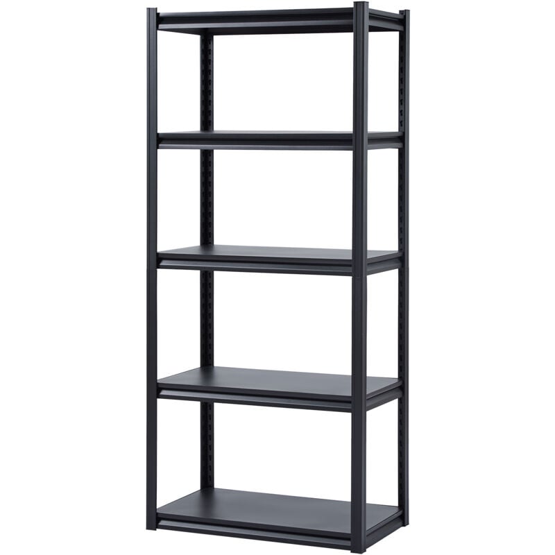 Mophorn - tagères de rangement, capacité de 2000 lb, étagères de garage à 5 niveaux, 18 po p x 32 po l x 72 po h, étagères métalliques réglables pour