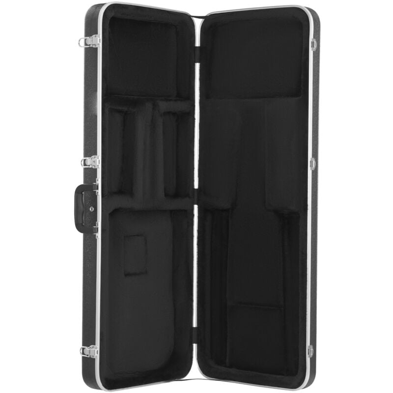 Tui rigide pour guitare électrique 41,34 pouces, coque rigide rectangulaire en abs avec serrure, doublure souple, poignée, pour guitare électrique 39