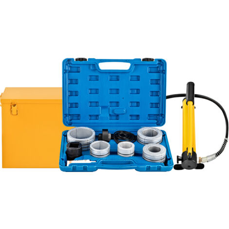 Mophorn Expansor hidráulico de tubos de escape de la marca, tamaño de 1-5/8" a 4-1/4", manual de 10 T con 4 matrices y 2 estuches de almacenamiento para tubos de cobre y aluminio - Título de Amazon