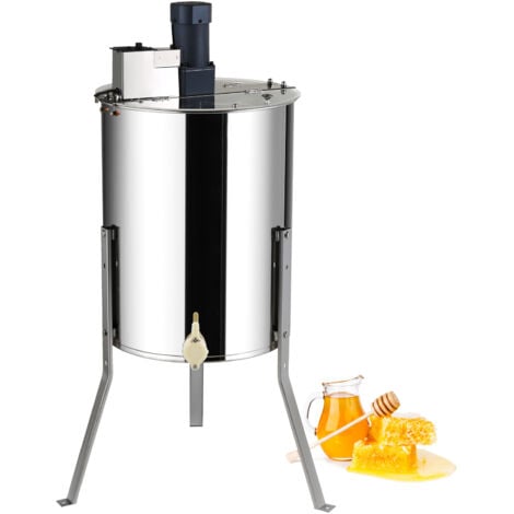 Mophorn Extracteur de miel électrique , cadres 4/8, équipement apicole en acier inoxydable