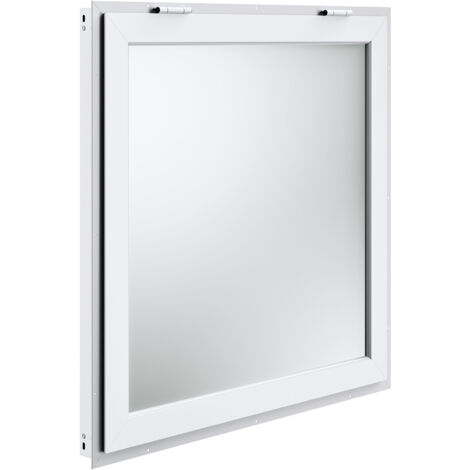 Mophorn Fenêtre de concession 36x36, fenêtre de service en alliage d'aluminium avec porte à auvent et crochet de traction, ouverture jusqu'à 85°, idéale pour les camions de restauration