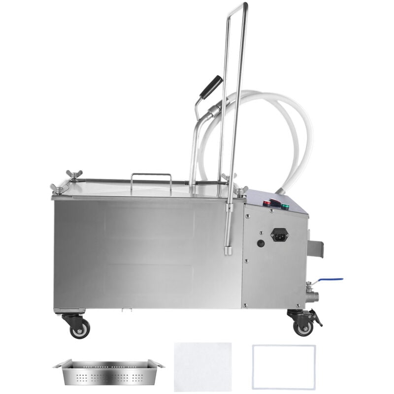 Mophorn Filtre à huile mobile Mophorn, capacité du réservoir d'huile de 38 L, vitesse de filtration de 10 L/min, système de filtration d'huile