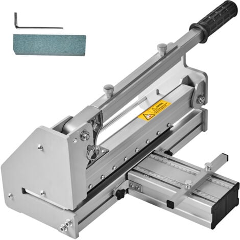 Mophorn Floor Cutter 330mm, 12mm Cutting Depth, Cuts Vinyl Plank, Laminate, Home and Workshop, 110V, Effortless Cutting, Grey, for LVP, WPC, SPC, LVT, VCT, PVC, and More