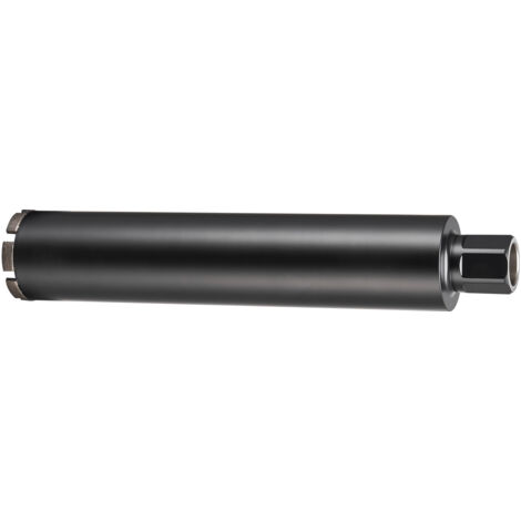 Mophorn Foret diamanté pour carotteuse, diamètre de 76 mm et profondeur de perçage de 356 mm, trépan avec filetage intérieur 1-1/4 po-7 32 mm-7, adapté au béton armé et à la maçonnerie