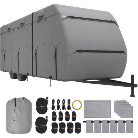 Mophorn Funda para caravana de viaje, funda para caravana de 20 a 22 pies, tela no tejida de 4 capas, impermeable,resistente al viento, antidesgarro, funda para caravana de clase A