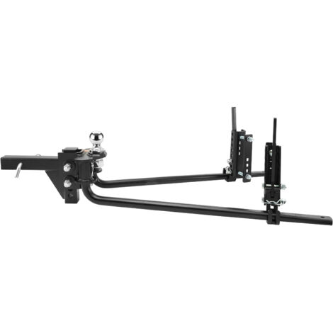 Mophorn Gancio di traino con bilanciamento del carico, kit per il controllo della stabilità del rimorchio, capacità di 1.500 libbre, include gambo in acciaio massiccio da 2 pollici