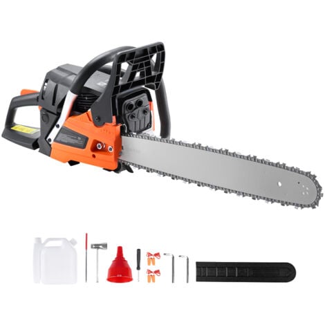 Mophorn Gas Chainsaw, 58CC 20" 3.22HP, Gasoline Powered Chain Saw, Handheld Cordless Petrol Chainsaws for Tree Wood Branch Cutting, Tree Trimming, Land Clearing, Farm Garden Ranch Forest Cutting Use