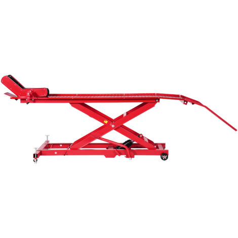 Mophorn Gato hidráulico para motocicletas, capacidad de 457 kg, rotación de 360°, altura ajustable de 22 a 80 cm, con sistema de bloqueo de seguridad para vehículos todoterreno y motos de cross