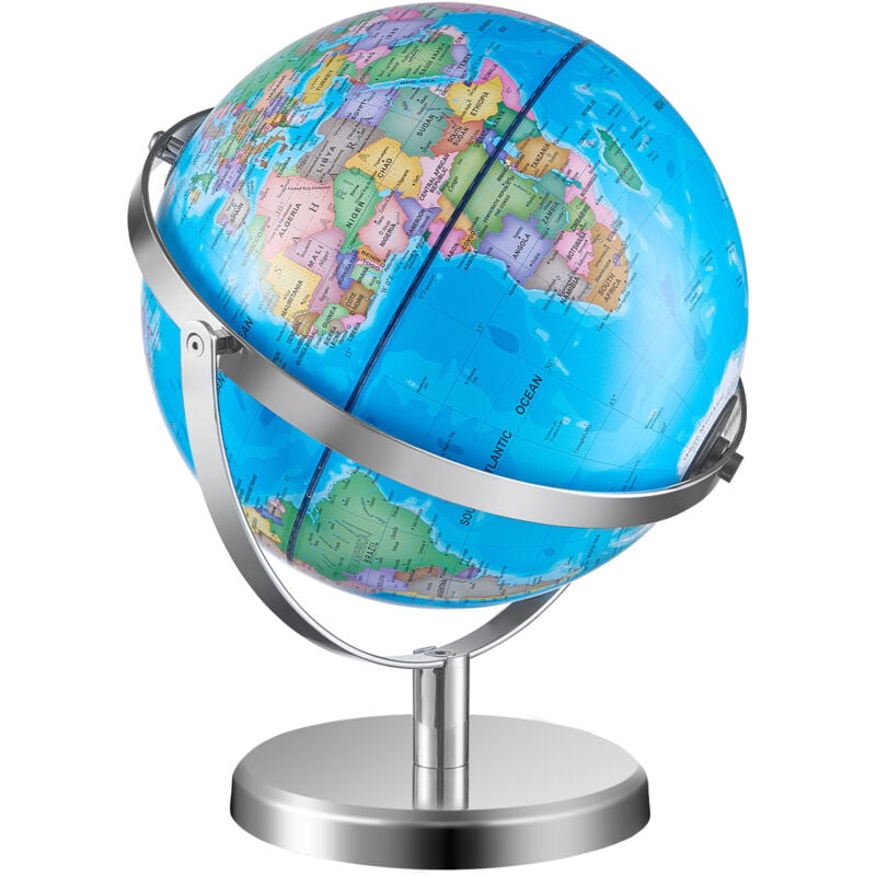 Mophorn - Globe lumineux de 9 pouces avec support - Veilleuse éducative et constellation