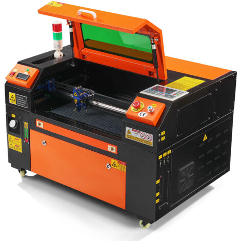 Mophorn Grabador láser de CO2 de 50 W, 300 x 500 mm, 800 mm/s, máquina de corte láser con asistencia de aire, para madera, acrílico y tela, compatible con LightBurn, CorelDRAW, AutoCAD